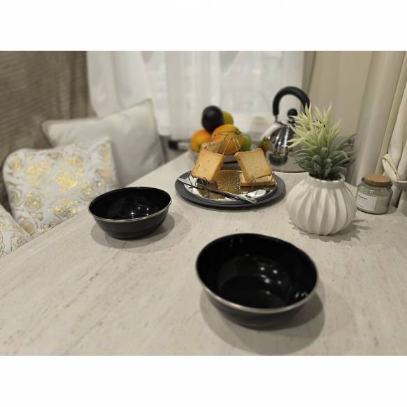 Pack de 2 cuencos de acero esmaltado Incasa RG-917536