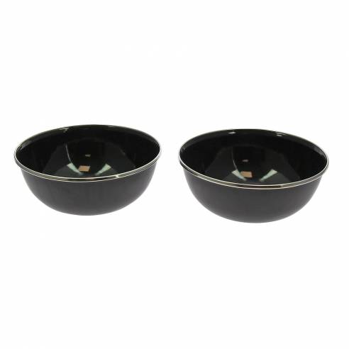 Pack de 2 cuencos de acero esmaltado Incasa RG-917536