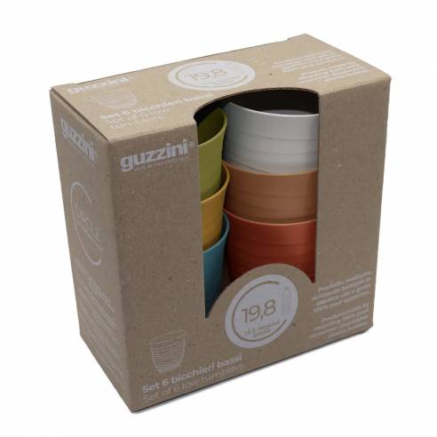 Lote de 6 vasos Tierra Guzzini RG-917566