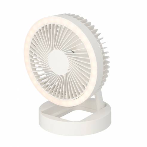 Ventilador con batería y luz Tramontana HABA RG-911732