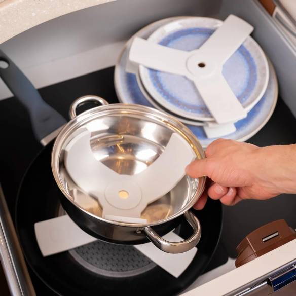 Separadores magnéticos para platos  color gris Silwy RG-912888