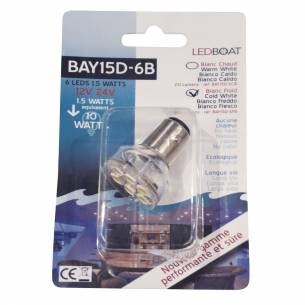 Bombilla de 6 LED blancos fríos  RG-253114