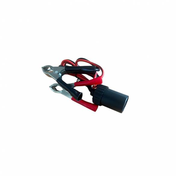 Toma de 12 V con pinzas cocodrilo Koonekt RG-458181