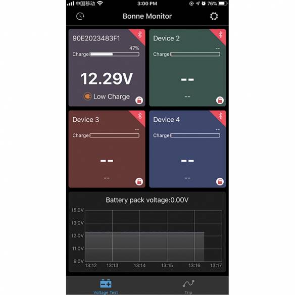 Medidor de control de batería Bluetooth Eza RG-054193