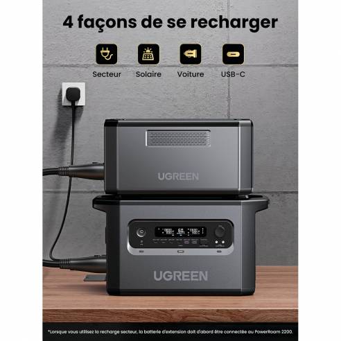 Batería de extensión EB2200 para GS2200 Ugreen RG-054740