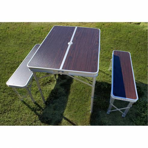 Mesa de picnic con bancos Midland RG-071819