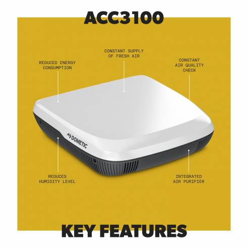 Ventilador de techo Inventilate ACC3100 Dometic RG-182765