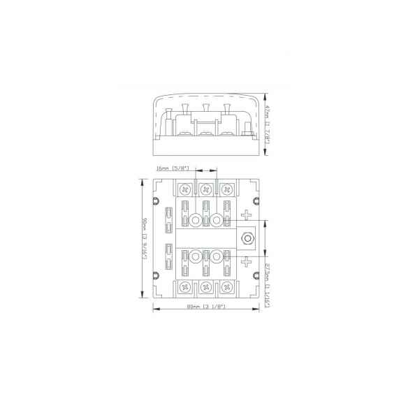 Caja con 6 fusibles ATC BEP RG-386172