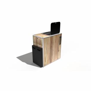 Beach nevera de madera laminada por Conversion Van RG-008713D 2