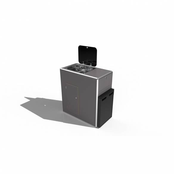 Beach nevera de madera laminada lisa Conversion Van RG-008713V