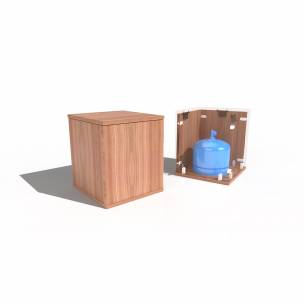 Cofre de gas estanco para kit de Conversion Van RG-008776C