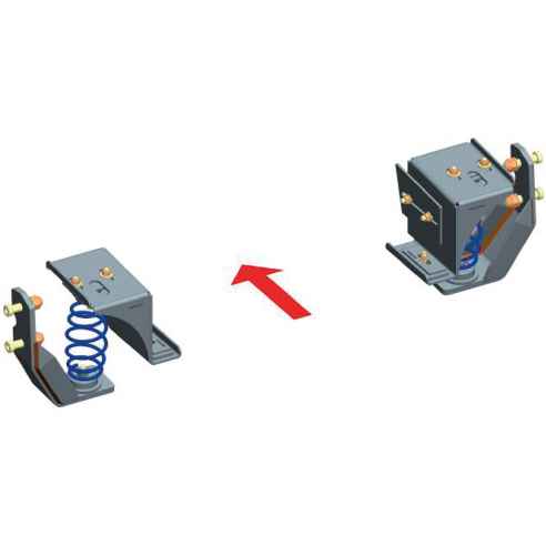 Kit de muelles Starter X250 para un solo eje para MAD RG-415151