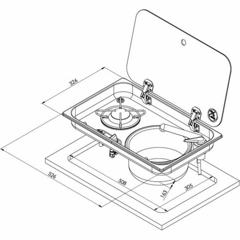 + fregadero a la derecha 526 ×326 Navy Load RG-428410