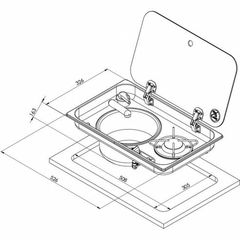 + fregadero a la izquierda 526 ×326 Navy Load RG-428420