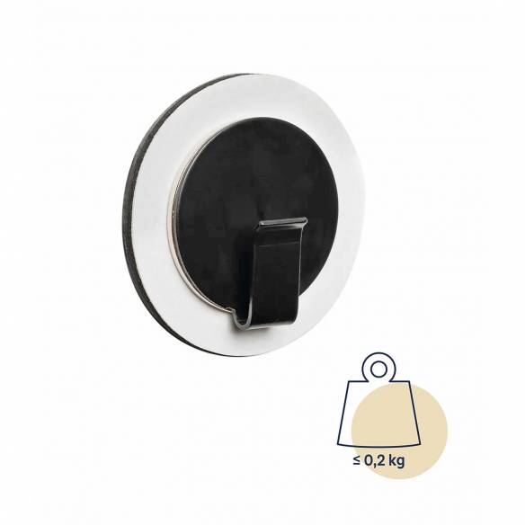 Negro con patín metálico nano-gel blanco Silwy RG-912887