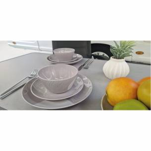 Juego de vajilla de melamina de 12 piezas Incasa RG-917533 2