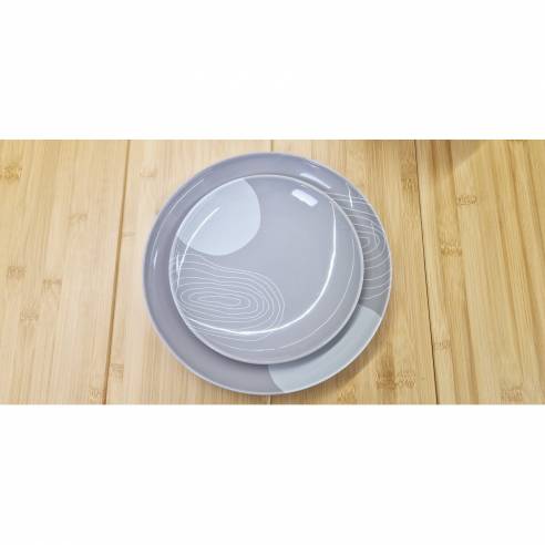 Juego de vajilla de melamina de 12 piezas Incasa RG-917533