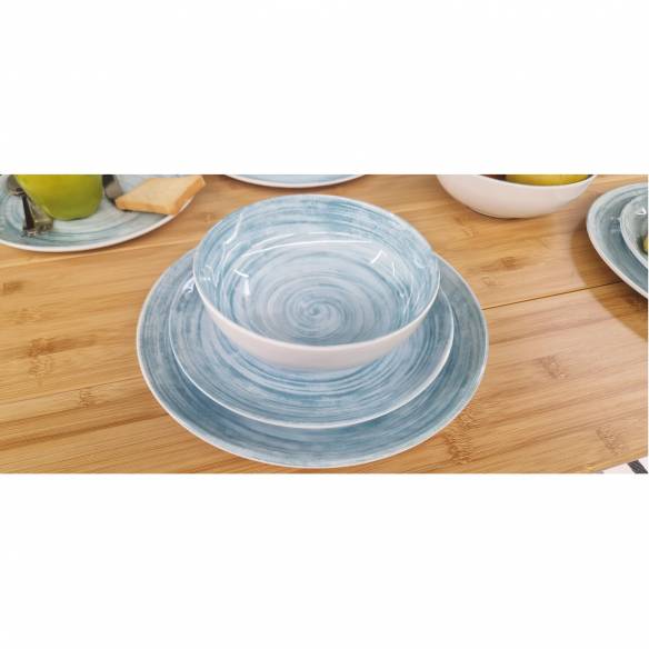 Juego de vajilla de melamina de 12 piezas Incasa RG-917543