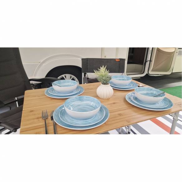 Juego de vajilla de melamina de 12 piezas Incasa RG-917543