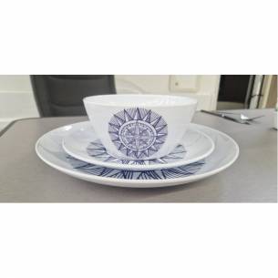 Juego de vajilla de melamina de 12 piezas Incasa RG-917553 2