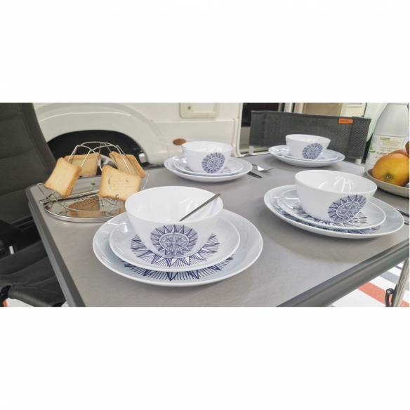 Juego de vajilla de melamina de 12 piezas Incasa RG-917553