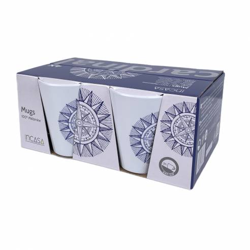 Pack de 4 tazas de melamina Cardinal Incasa RG-917514