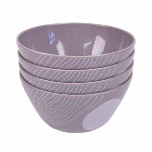 Pack de 4 cuencos de melamina Harmony Incasa RG-917554