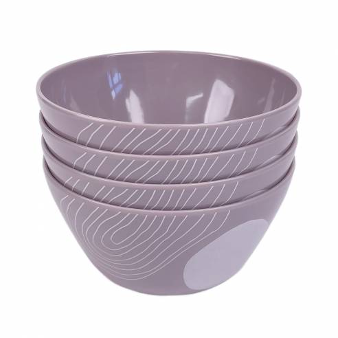 Pack de 4 cuencos de melamina Harmony Incasa RG-917554