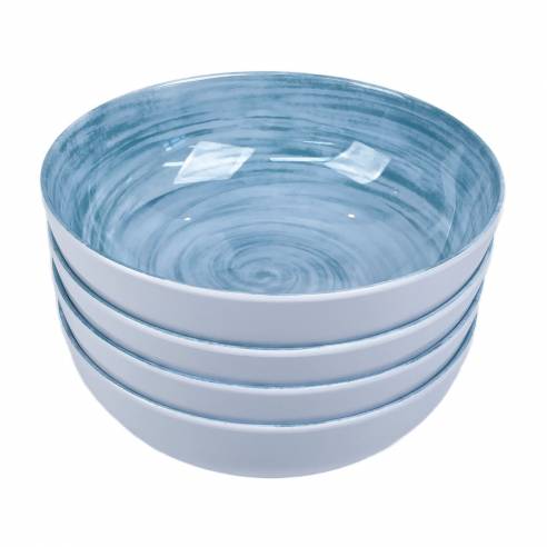 Pack de 4 cuencos de melamina Céleste Incasa RG-917525