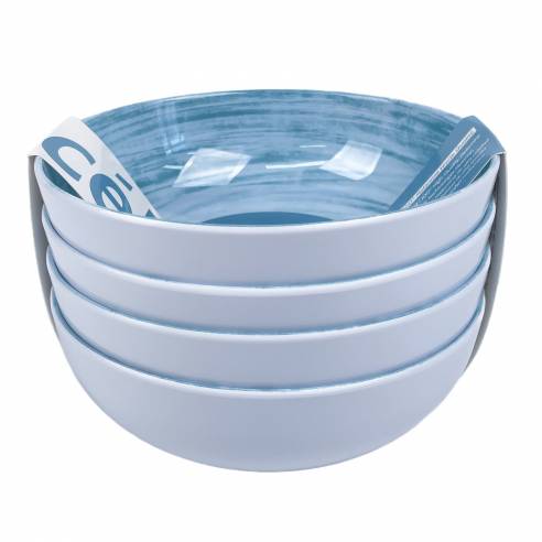 Pack de 4 cuencos de melamina Céleste Incasa RG-917525