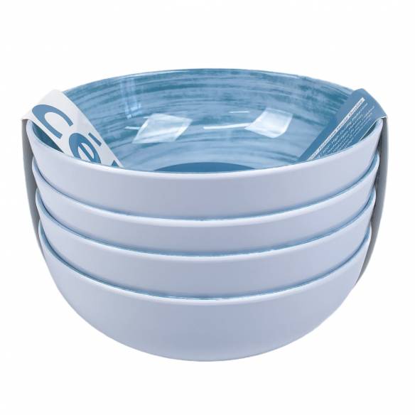 Pack de 4 cuencos de melamina Céleste Incasa RG-917525