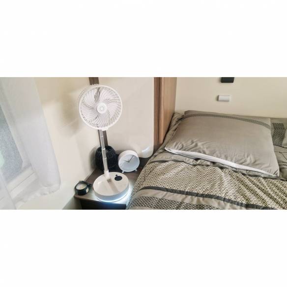 Ventilador portátil recargable extensible Incasa RG-911725