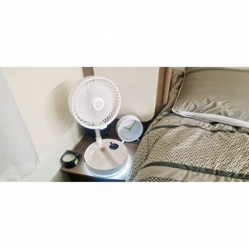 Ventilador portátil recargable extensible Incasa RG-911725