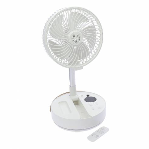 Ventilador portátil recargable extensible Incasa RG-911725