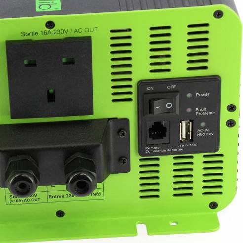 Convertidor 12 V 3000 W Powerlib' RG-754780C