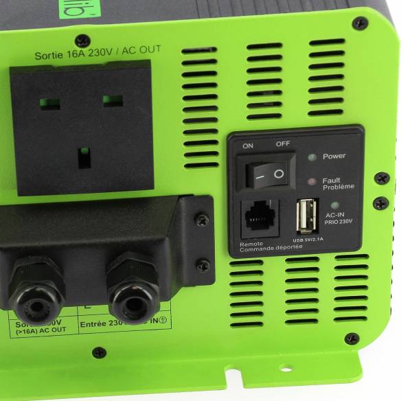 Convertidor 12 V 3000 W Powerlib' RG-754780C