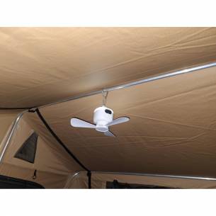 Ventilador auxiliar recargable con LED Baya Sun RG-950676