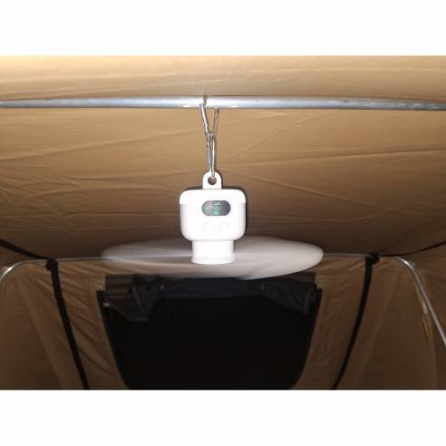 Ventilador auxiliar recargable con LED Baya Sun RG-950676
