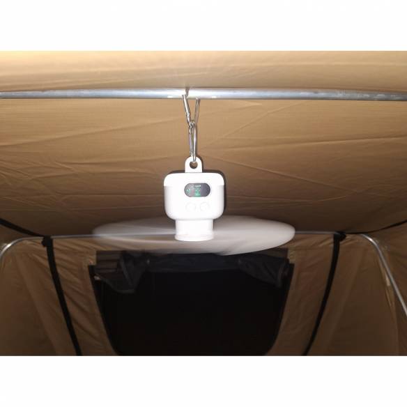 Ventilador auxiliar recargable con LED Baya Sun RG-950676