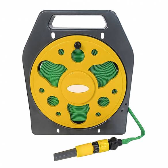 Enrollador de casete con mangueras de riego de 15 HABA RG-121586