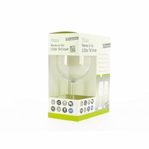 Juego de 2 copas de vino Incasa RG-918477 2