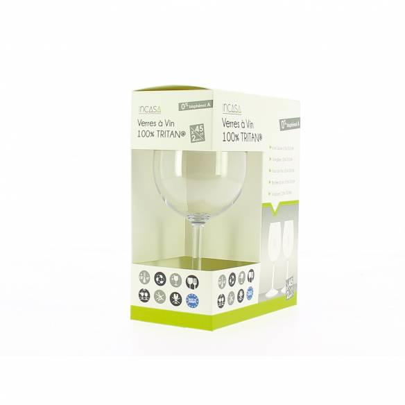 Juego de 2 copas de vino Incasa RG-918477