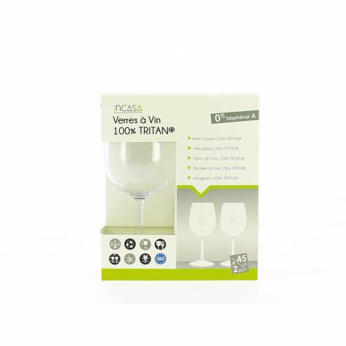 Juego de 2 copas de vino Incasa RG-918477