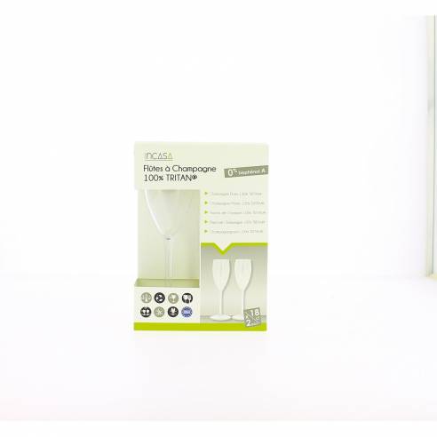 Juego de 2 copas de champán Incasa RG-918497