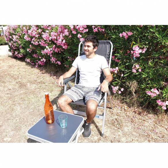 Silla de camping Primo de aluminio - Gris Midland RG-078719