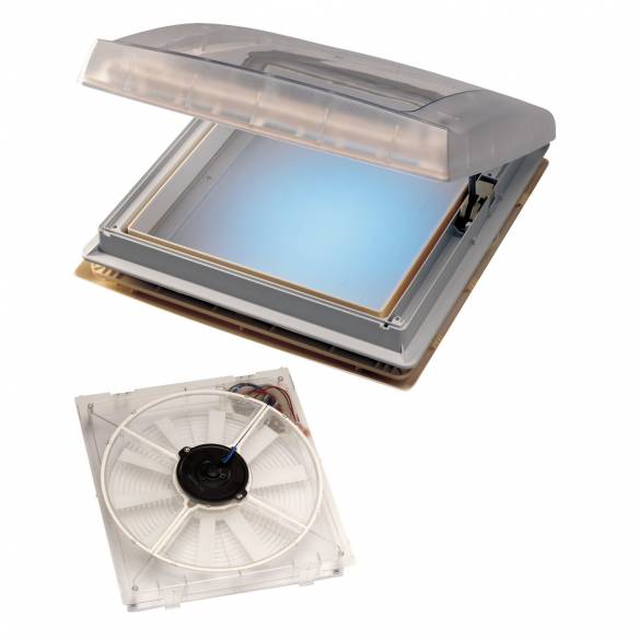 Omnivent 40x40 claraboya de manivela con de 12 Thule RG-118921