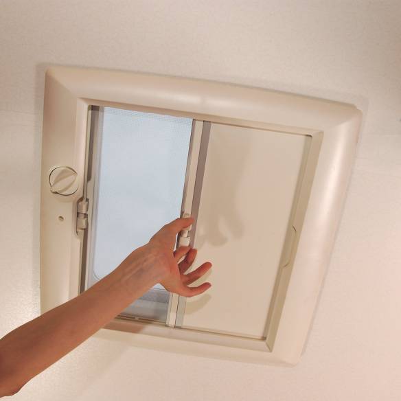 Omnivent 40x40 claraboya de manivela con de 12 Thule RG-118921