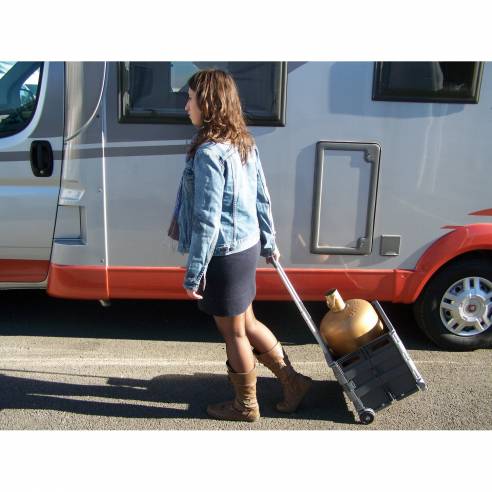 Portarrollos negro Optima RG-594341