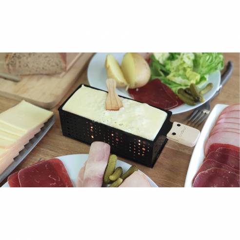 Máquina de raclette y fondue a la luz de las 2 Cookut RG-914537