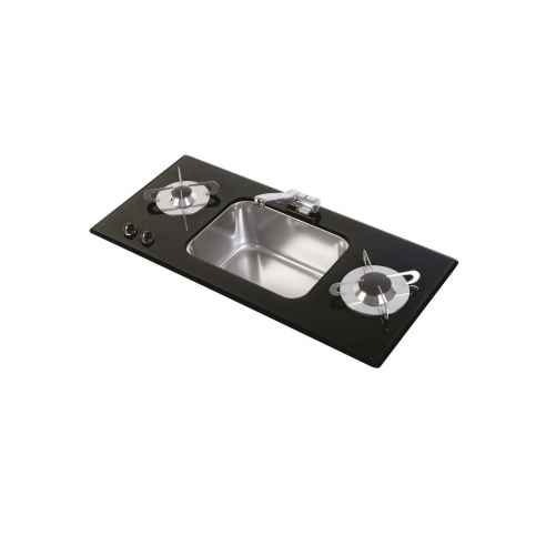 Combinación 2 quemadores + fregadero central Can RG-329370